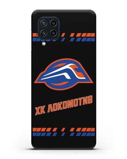 Чеxол с логотипом ХК Локомотив-Орша силиконовый для Samsung Galaxy M22 [M225F]