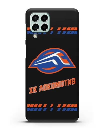 Чеxол с логотипом ХК Локомотив-Орша силиконовый для Samsung Galaxy M53 [SM-M536]