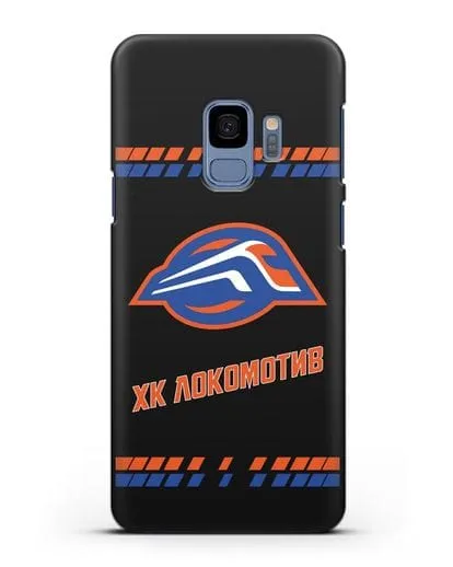 Чеxол с логотипом ХК Локомотив-Орша силиконовый для Samsung Galaxy S9 [SM-G960F]