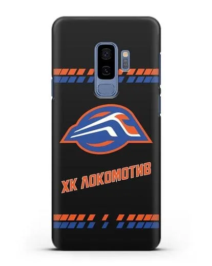 Чеxол с логотипом ХК Локомотив-Орша силиконовый для Samsung Galaxy S9 Plus [SM-G965F]
