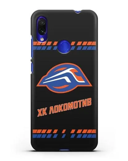 Чеxол с логотипом ХК Локомотив-Орша силиконовый для Xiaomi Redmi Note 7