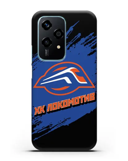 Чехол с надписью ХК Локомотив силиконовый для Honor 200 Lite