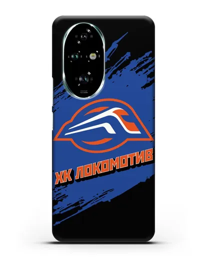 Чехол с надписью ХК Локомотив силиконовый для Honor 200 Pro