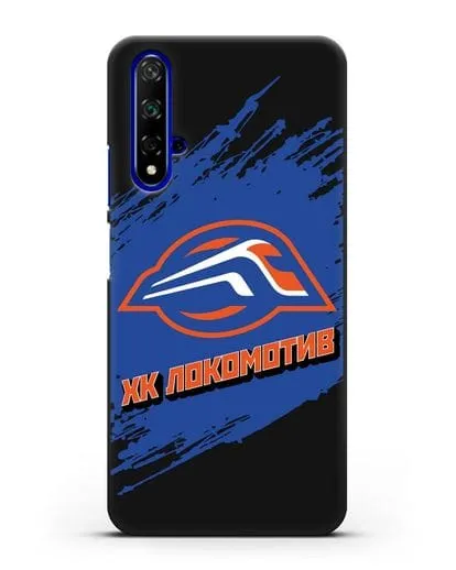 Чехол с надписью ХК Локомотив силиконовый для Honor 20