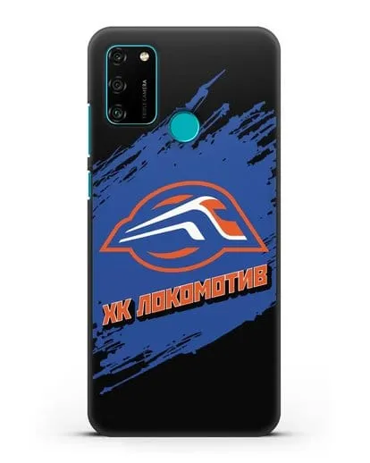 Чехол с надписью ХК Локомотив силиконовый для Honor 9A