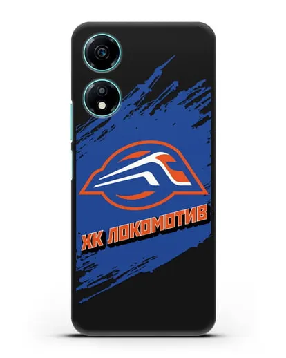 Чехол с надписью ХК Локомотив силиконовый для Honor X5 Plus