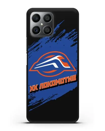 Чехол с надписью ХК Локомотив силиконовый для Honor X8