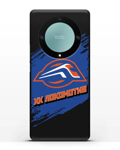 Чехол с надписью ХК Локомотив силиконовый для Honor X9a