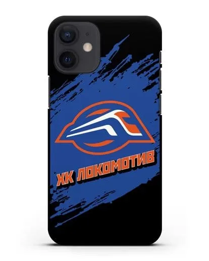 Чехол с надписью ХК Локомотив силиконовый для iPhone 12 mini