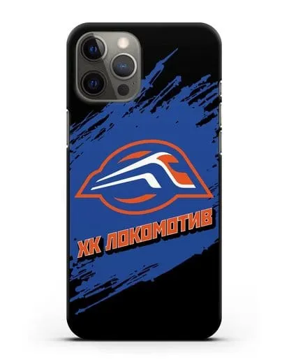 Чехол с надписью ХК Локомотив силиконовый для iPhone 12 Pro Max