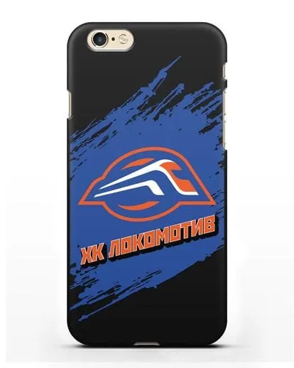 Чехол с надписью ХК Локомотив силиконовый для iPhone 6s