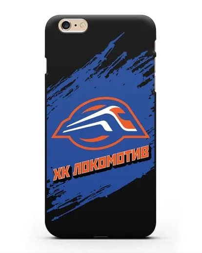 Чехол с надписью ХК Локомотив силиконовый для iPhone 6 Plus