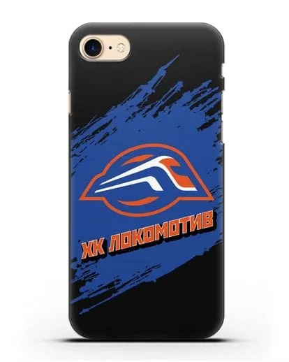 Чехол с надписью ХК Локомотив силиконовый для iPhone 8