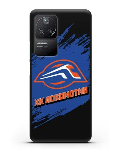 Чехол с надписью ХК Локомотив силиконовый для Xiaomi Poco F4