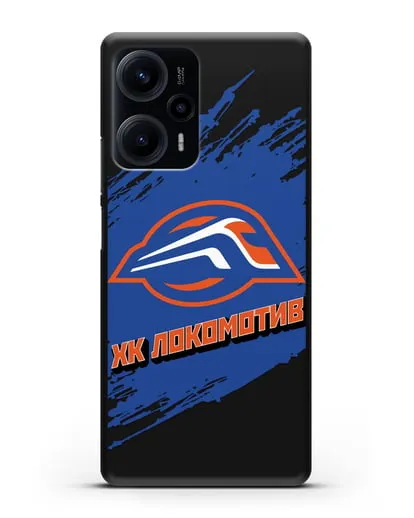 Чехол с надписью ХК Локомотив силиконовый для Xiaomi Poco F5