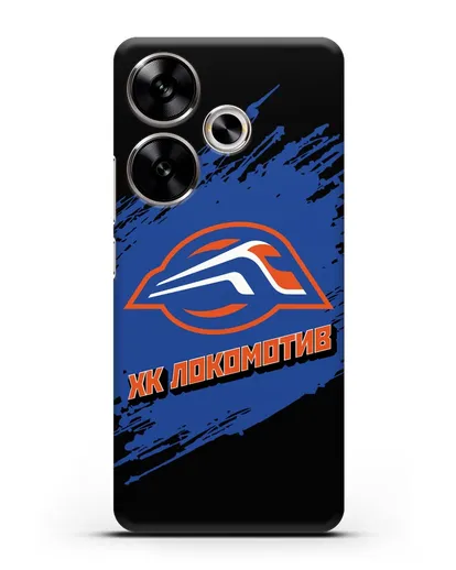 Чехол с надписью ХК Локомотив силиконовый для Xiaomi Poco F6