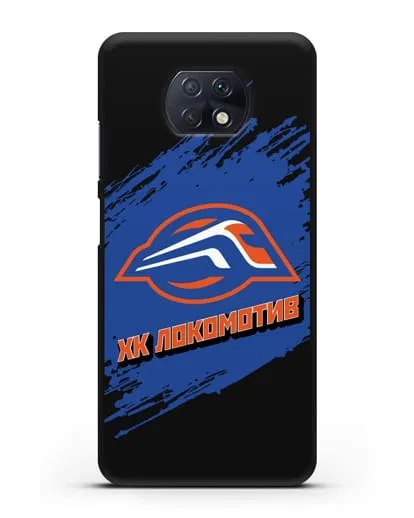 Чехол с надписью ХК Локомотив силиконовый для Xiaomi Redmi Note 9T