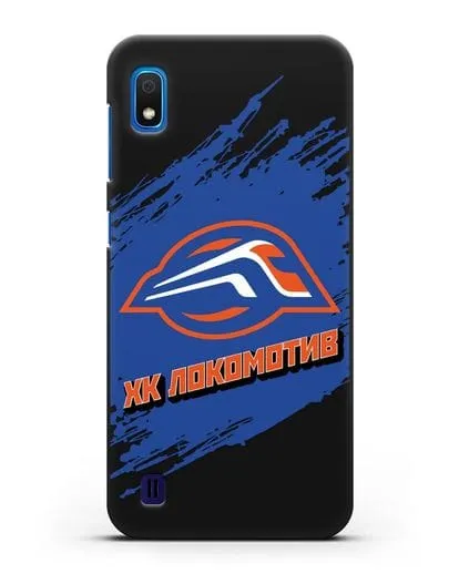 Чехол с надписью ХК Локомотив силиконовый для Samsung Galaxy A10 [SM-A105F]