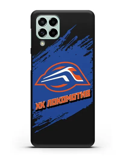 Чехол с надписью ХК Локомотив силиконовый для Samsung Galaxy M53 [SM-M536]