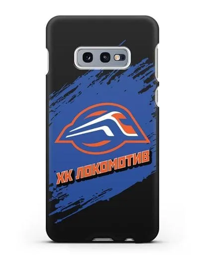 Чехол с надписью ХК Локомотив силиконовый для Samsung Galaxy S10e [SM-G970F]