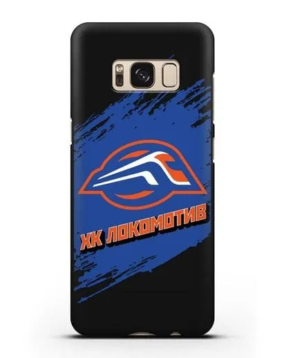 Чехол с надписью ХК Локомотив силиконовый для Samsung Galaxy S8 [SM-950F]