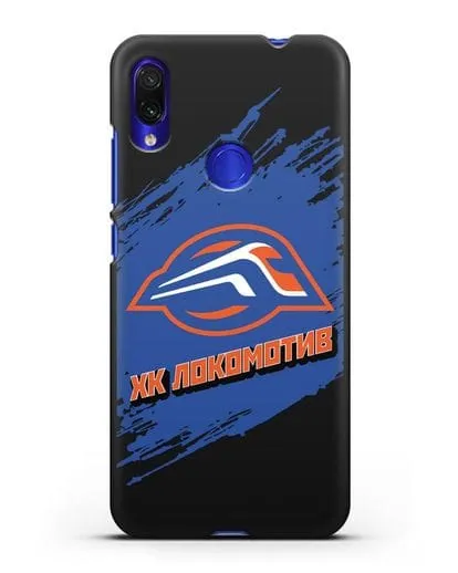 Чехол с надписью ХК Локомотив силиконовый для Xiaomi Redmi Note 7