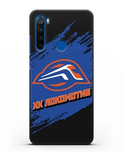 Чехол с надписью ХК Локомотив силиконовый для Xiaomi Redmi Note 8