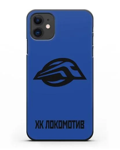 Чехол с эмблемой ХК Локомотив-Орша силиконовый для iPhone 11