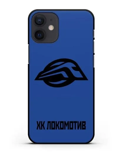 Чехол с эмблемой ХК Локомотив-Орша силиконовый для iPhone 12 mini