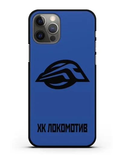 Чехол с эмблемой ХК Локомотив-Орша силиконовый для iPhone 12 Pro