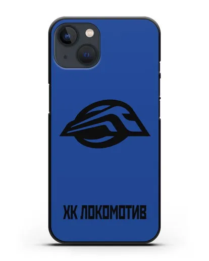 Чехол с эмблемой ХК Локомотив-Орша силиконовый для iPhone 13