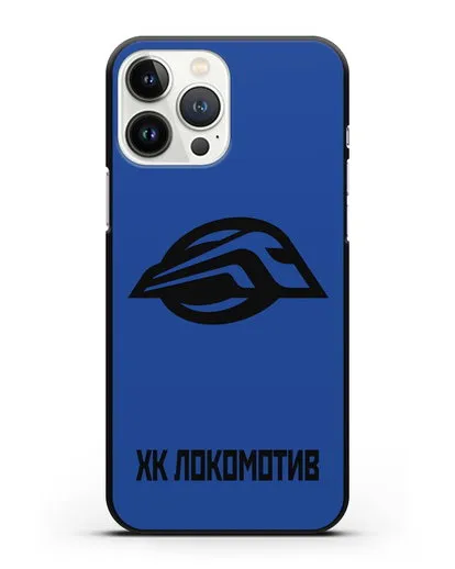 Чехол с эмблемой ХК Локомотив-Орша силиконовый для iPhone 13 Pro Max