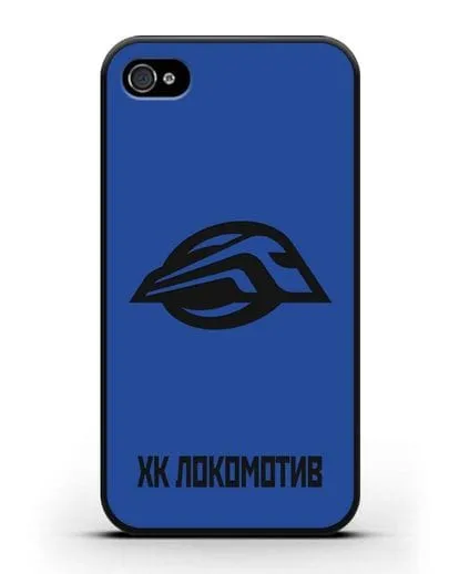 Чехол с эмблемой ХК Локомотив-Орша силиконовый для iPhone 4/4s