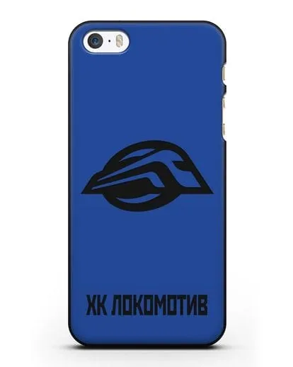 Чехол с эмблемой ХК Локомотив-Орша силиконовый для iPhone 5/5s/SE