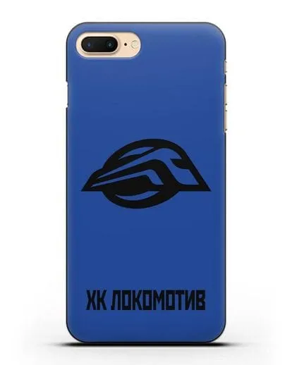 Чехол с эмблемой ХК Локомотив-Орша силиконовый для iPhone 8 Plus