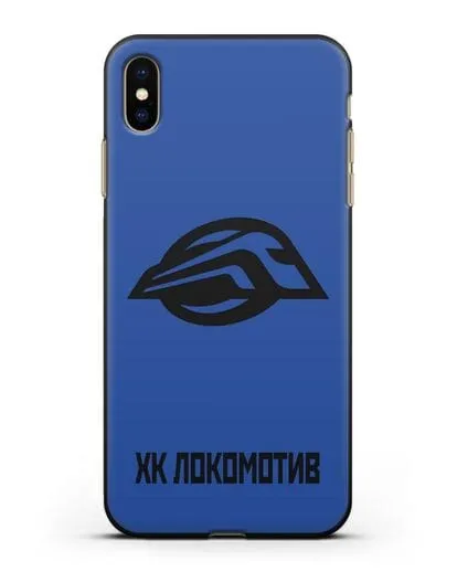 Чехол с эмблемой ХК Локомотив-Орша силиконовый для iPhone XS Max