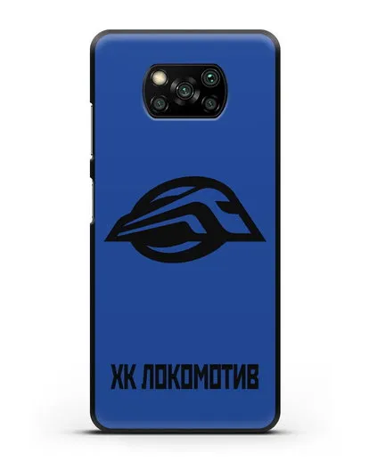 Чехол с эмблемой ХК Локомотив-Орша силиконовый для Xiaomi Poco X3 Pro