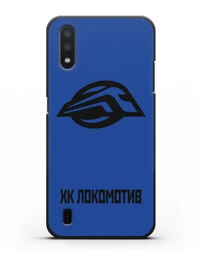 Чехол с эмблемой ХК Локомотив-Орша силиконовый для Samsung Galaxy A01 [SM-A015F]