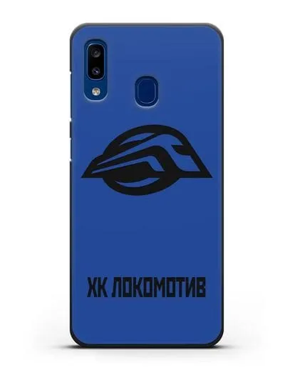 Чехол с эмблемой ХК Локомотив-Орша силиконовый для Samsung Galaxy A20 [SM-A205FN]