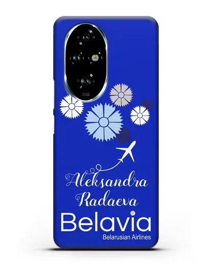 Именной чехол с корпоративной символикой Белавиа силиконовый для Honor 200 Pro