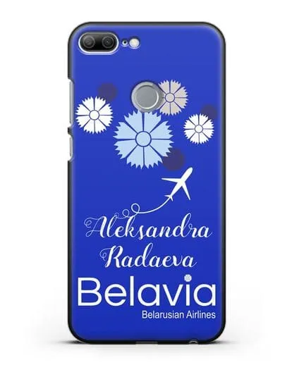 Именной чехол с корпоративной символикой Белавиа силиконовый для Honor 9 Lite