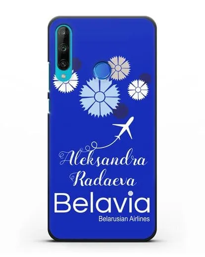 Именной чехол с корпоративной символикой Белавиа силиконовый для Honor 9C