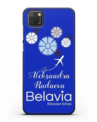 Именной чехол с корпоративной символикой Белавиа силиконовый для Honor 9S