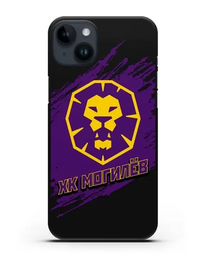 Чехол с надписью ХК Могилев силиконовый для iPhone 14 Plus