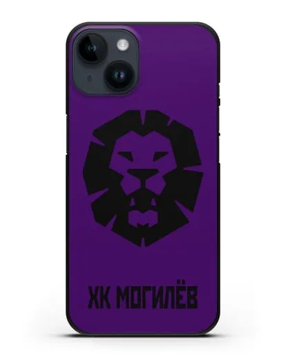 Чехол с эмблемой ХК Могилев силиконовый для iPhone 14