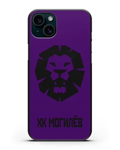 Чехол с эмблемой ХК Могилев силиконовый для iPhone 15 Plus