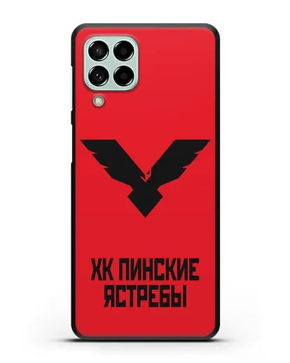 Чехол с эмблемой ХК Пинские ястребы силиконовый для Samsung Galaxy M53 [SM-M536]