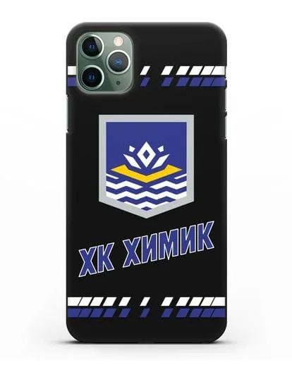 Чеxол с логотипом ХК Химик силиконовый для iPhone 11 Pro