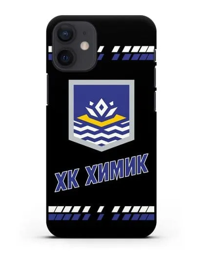 Чеxол с логотипом ХК Химик силиконовый для iPhone 12 mini