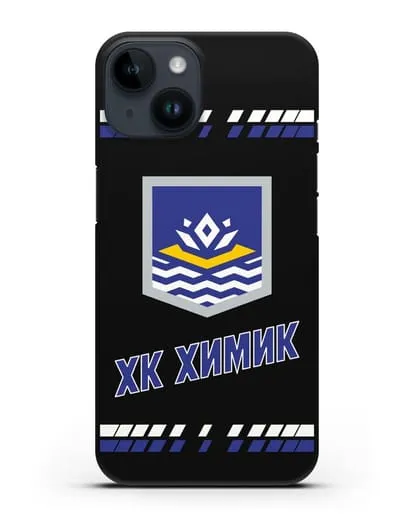 Чеxол с логотипом ХК Химик силиконовый для iPhone 14